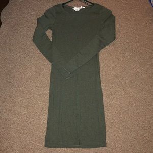 Green Knee Length Dress